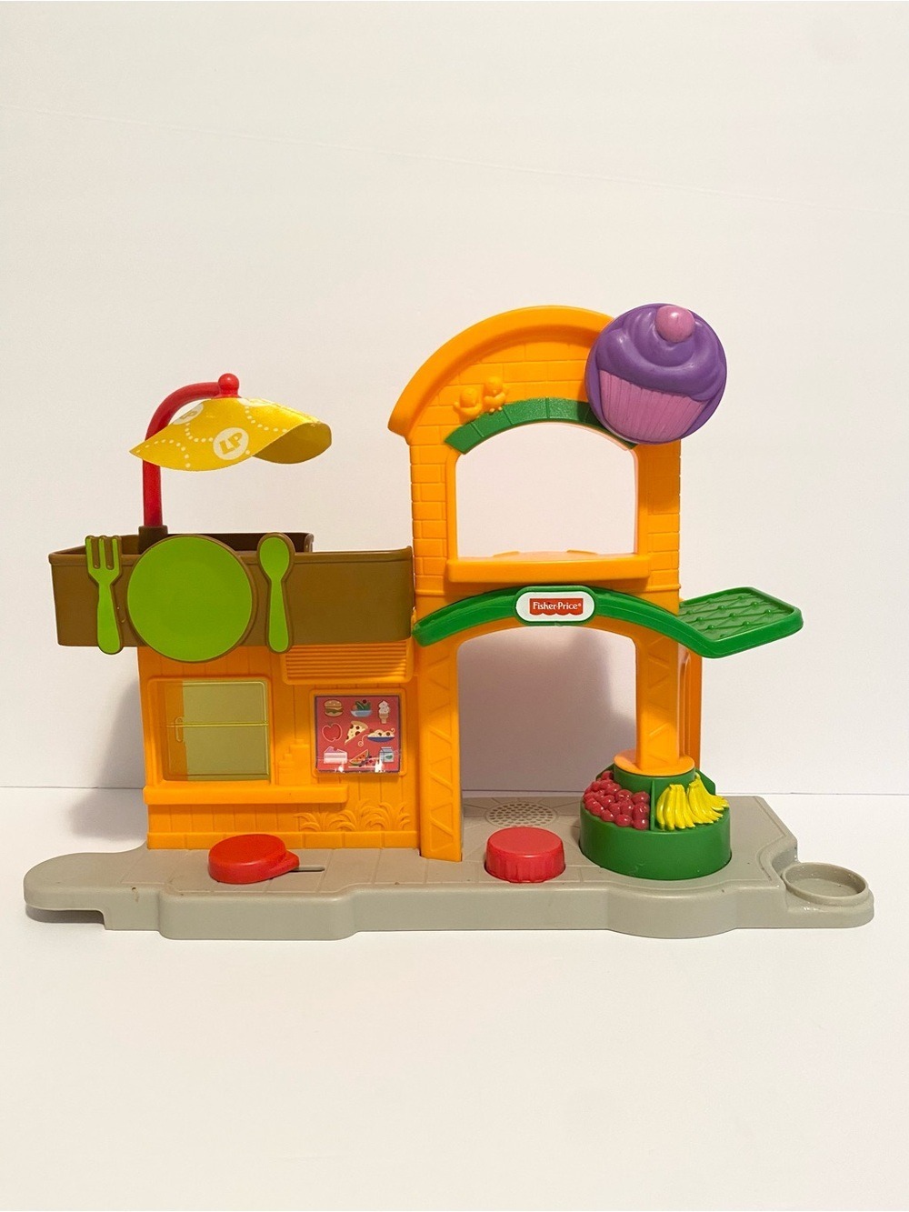 Little People Little Manners Marketplace Playset 2016 Fisher Price Toddler Kids